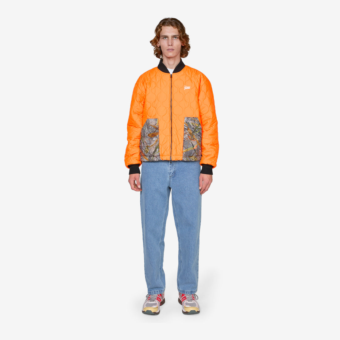 Reversible Canvas Bomber Jacket Nature Print Jackets