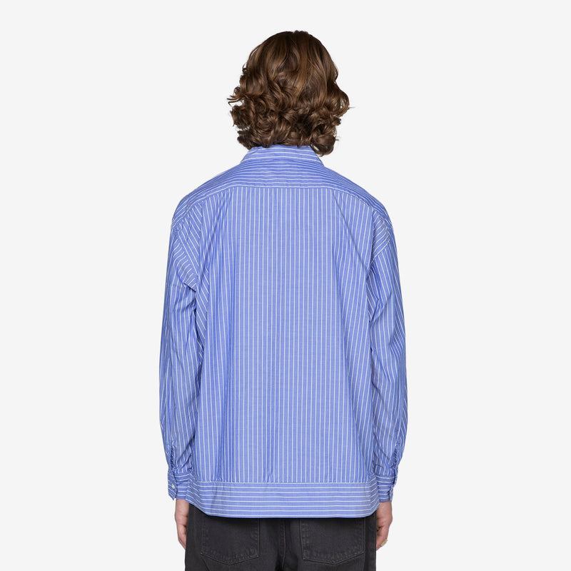 Claude Longsleeve Shirt Blue Stripe Shirts