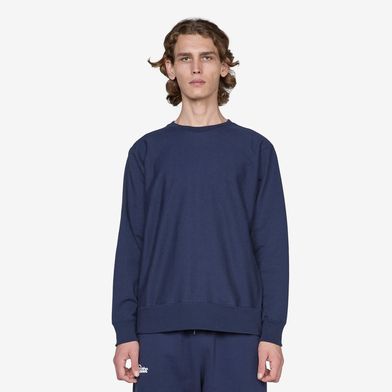 Fiore Heavy Jersey Crew Navy Jumpers