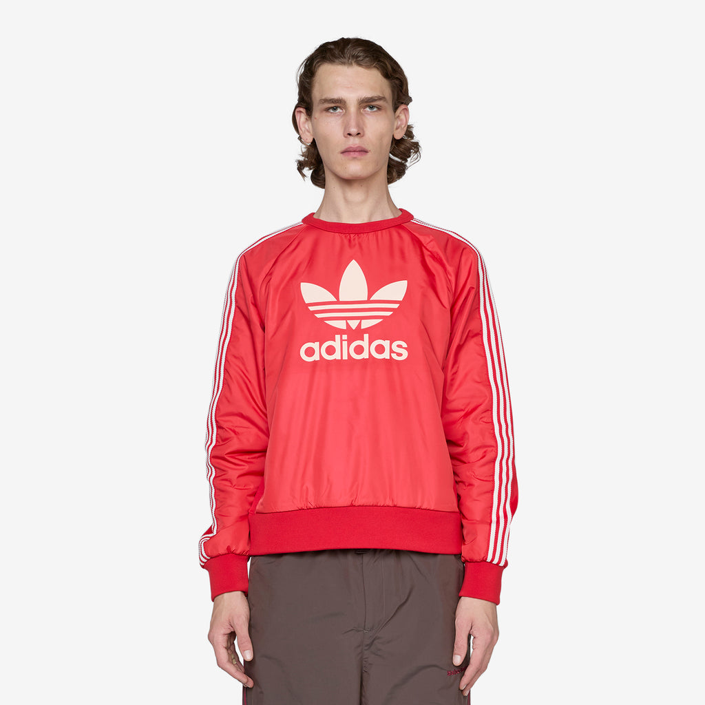 スウェット・トレーナー ADIDAS X WALES BONNER | WB NYLON CREW JE5994 UNISEX Adidas x Wales Bonner CREW Red | BSTN Store