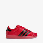 SP5DER x Superstar II Red | Core Black | Silver Metallic