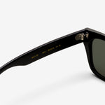 Aki Black | Green Solid Lens