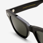 Aki Black | Green Solid Lens