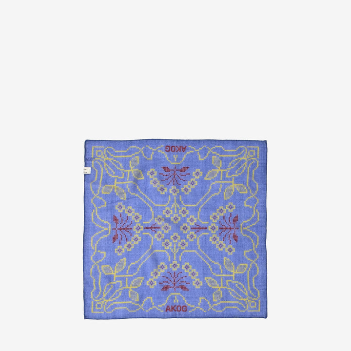 Luz Wool Bandana Dove Foliage Front