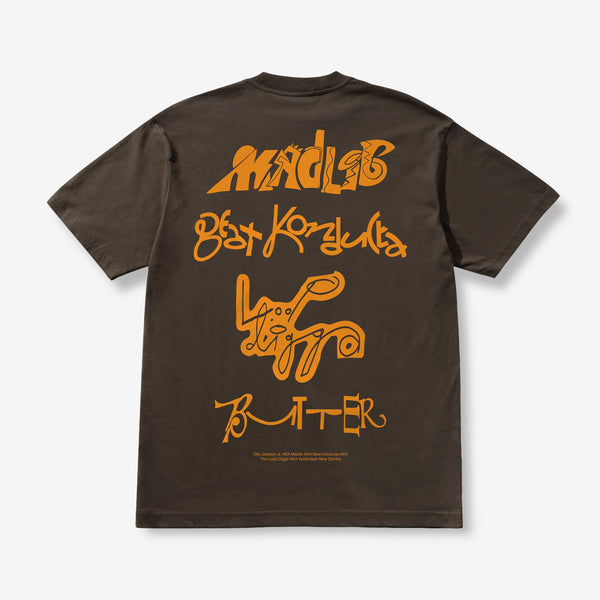 Madlib Alias T-Shirt Brown Tees
