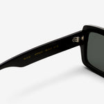 Apollo Black | Green Solid Lens