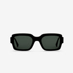 Apollo Black | Green Solid Lens