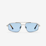 Arden Silver | Blue Solid Lens
