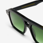 Arvid Black | Green Gradient Lens