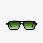 Arvid Black | Green Gradient Lens