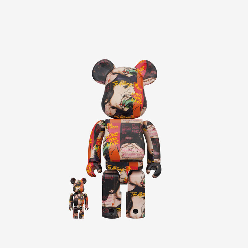 Be@rbrick Andy Warhol x Rolling Stones Love You Live 400% & 100% Set