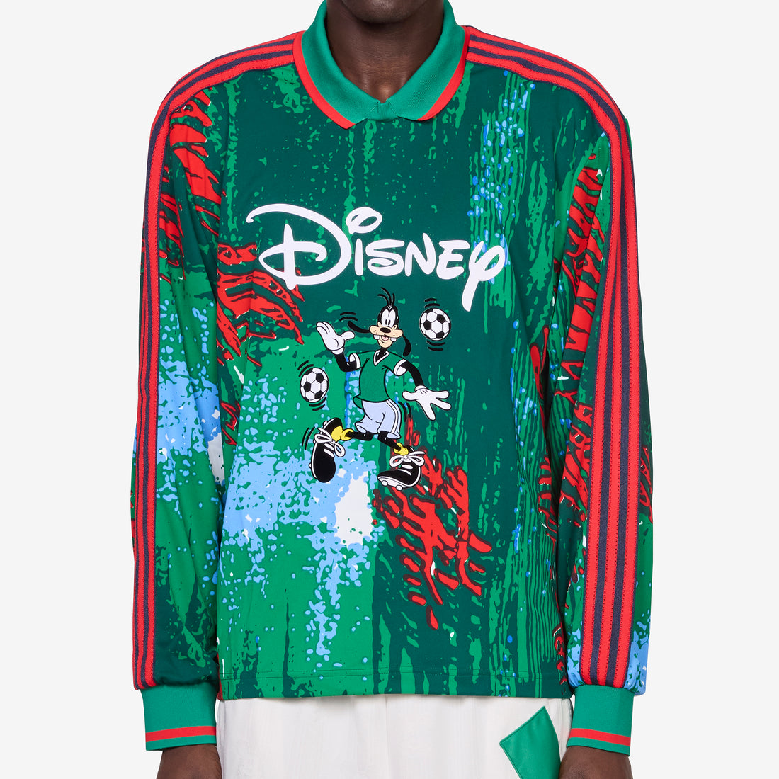 Brain Dead x Disney x Longsleeve Jersey Red | Bold Green | Blue Tees