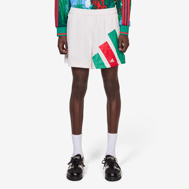 Brain Dead x Disney x Football Shorts Chalk White Front