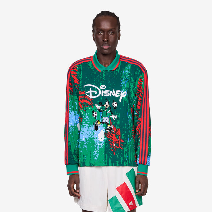 Brain Dead x Disney x Longsleeve Jersey Red | Bold Green | Blue Front