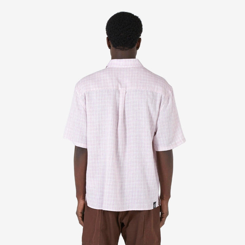 All Day Shirt Pink Grid