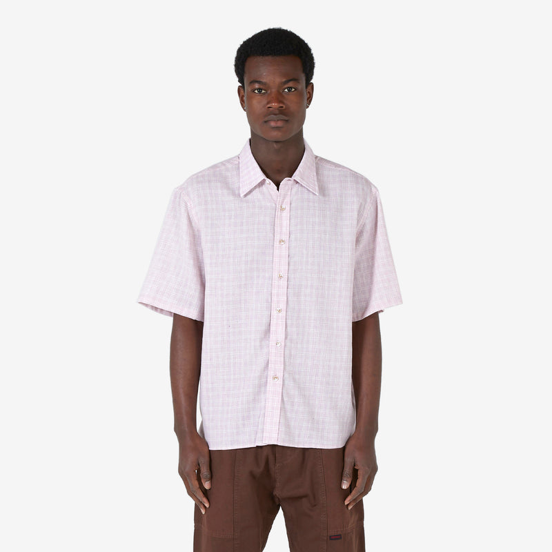 All Day Shirt Pink Grid