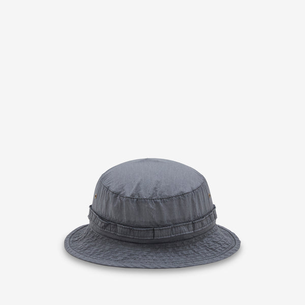 Jungle Hat Nylon Pigment Print Grey Headwear