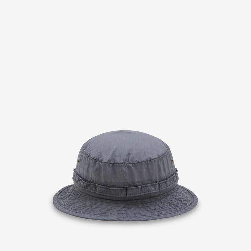 Jungle Hat Nylon Pigment Print Grey Headwear