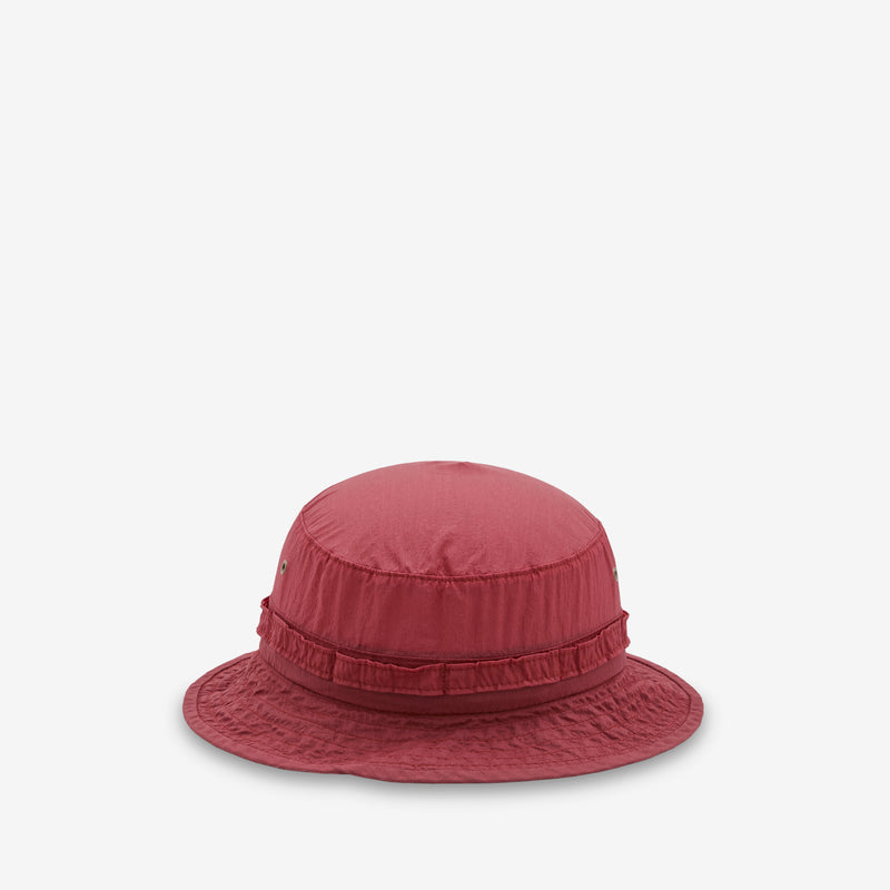 Jungle Hat Nylon Pigment Print Red Headwear