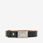 Plate Belt Horween Leather Black