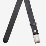 Plate Belt Horween Leather Black