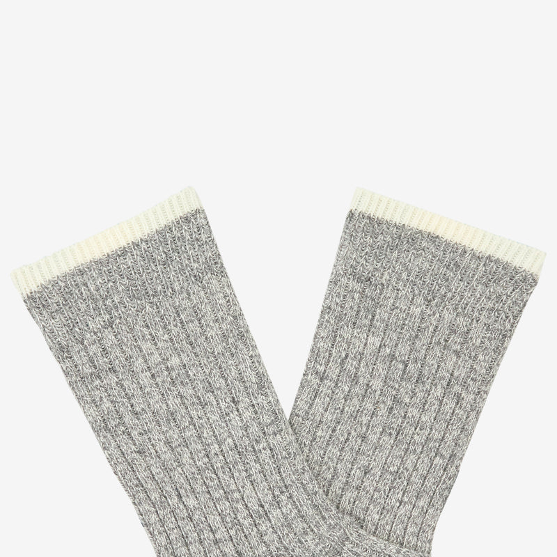 Rag Socks Grey | Red Accessories