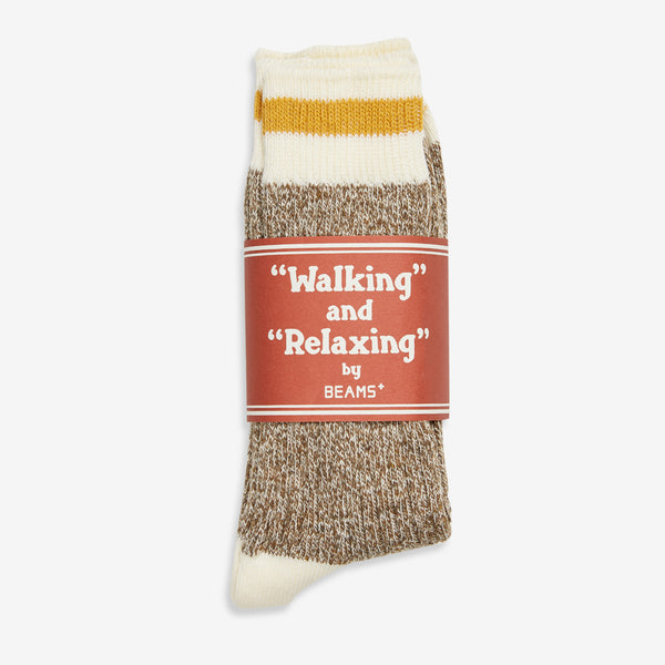 Rag Socks Khaki | Yellow