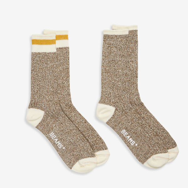 Rag Socks Khaki | Yellow