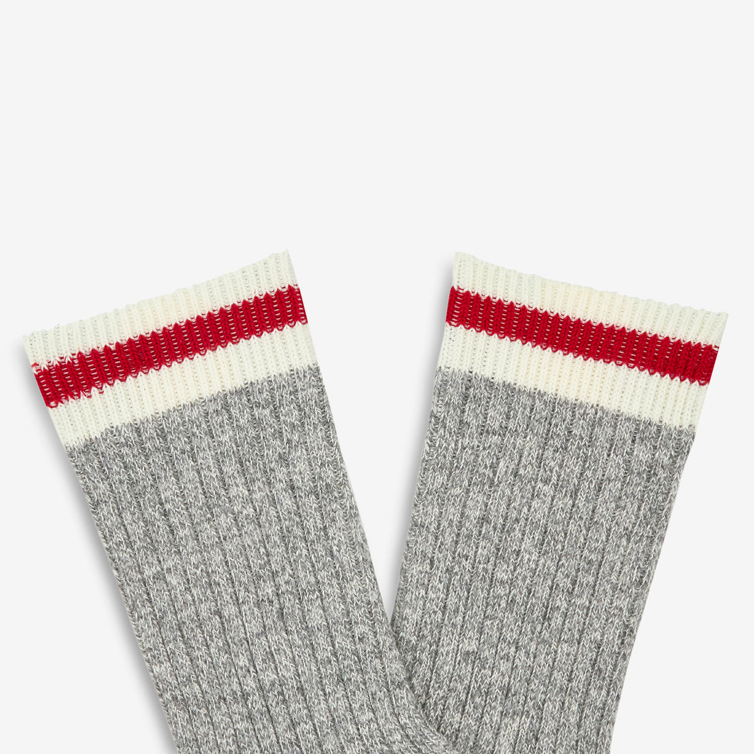Rag Socks Grey | Red Accessories