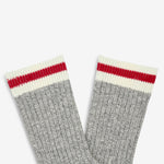 Rag Socks Grey | Red