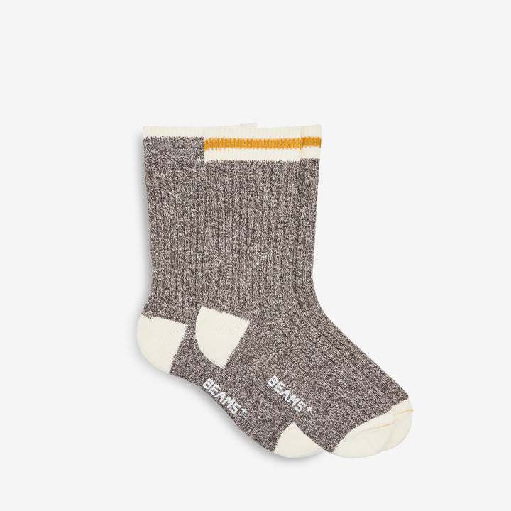 Rag Socks 2-Pack Khaki | Yellow Front
