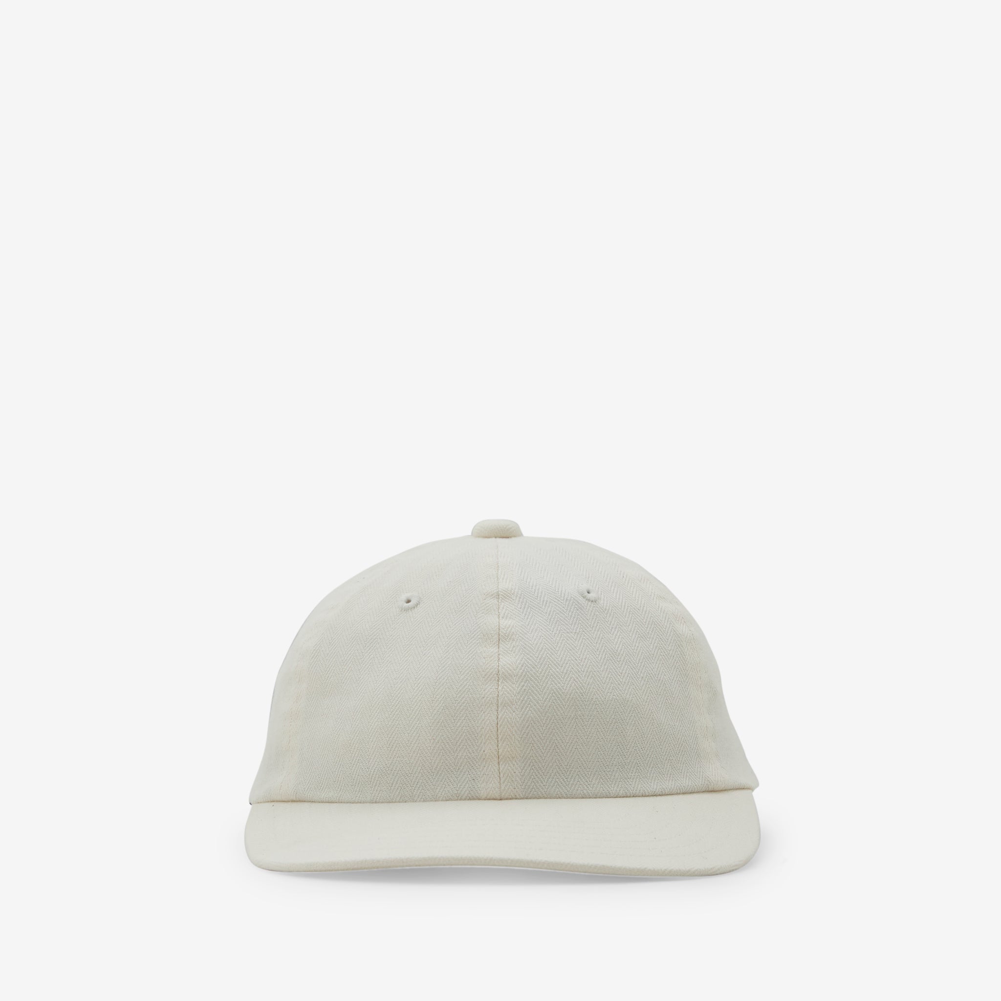 Cap Button Ivory 6 Panel Herringbone Cap Ivory – Above The Clouds
