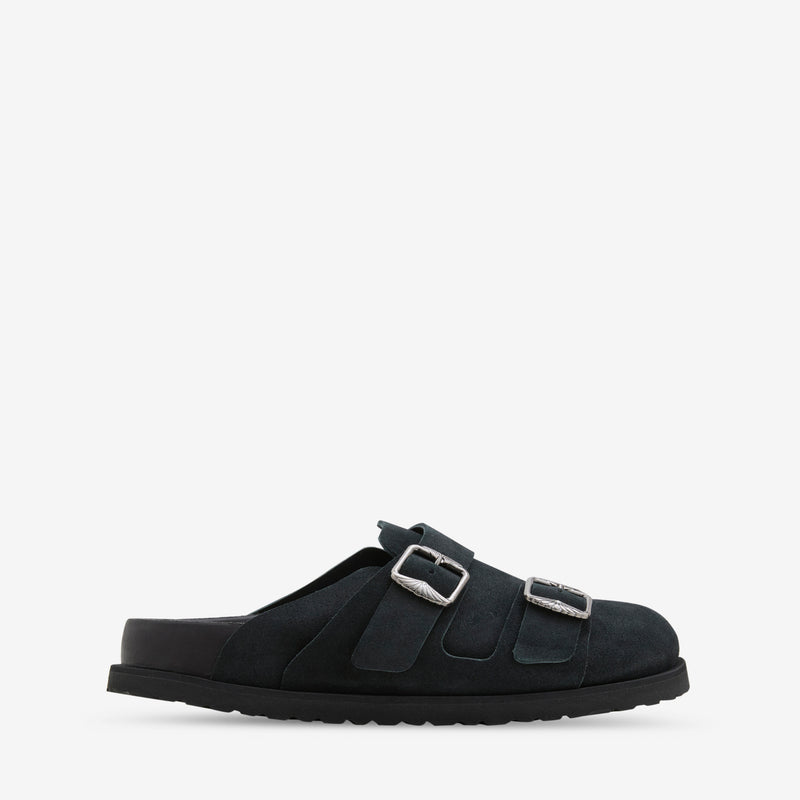 222 West 1774 Exquisite Suede Black Footwear