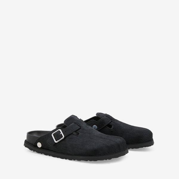 Boston 1774 Pony Like Fur Narrow Black Footwear