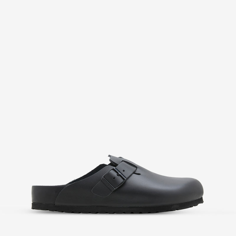 Boston Exquisite Natural Leather Black Shoes