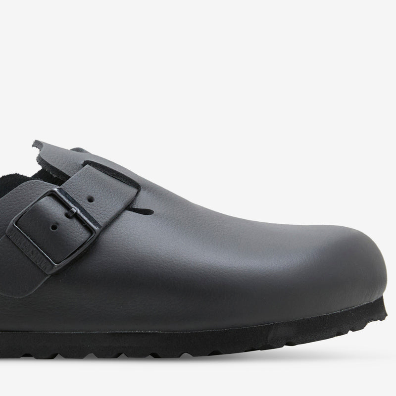 Boston Exquisite Natural Leather Black Shoes