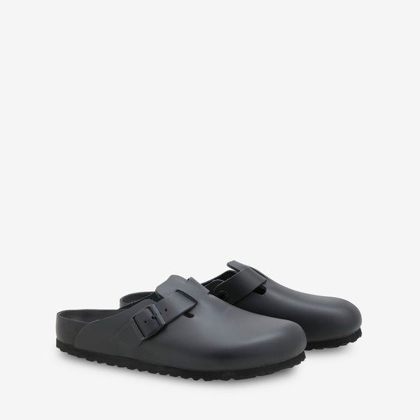 Boston Exquisite Natural Leather Black Shoes