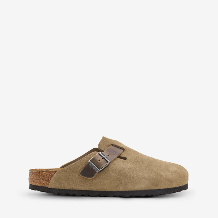 Boston Faded Khaki Oiled Suede | Leather