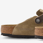 Boston Faded Khaki Oiled Suede | Leather
