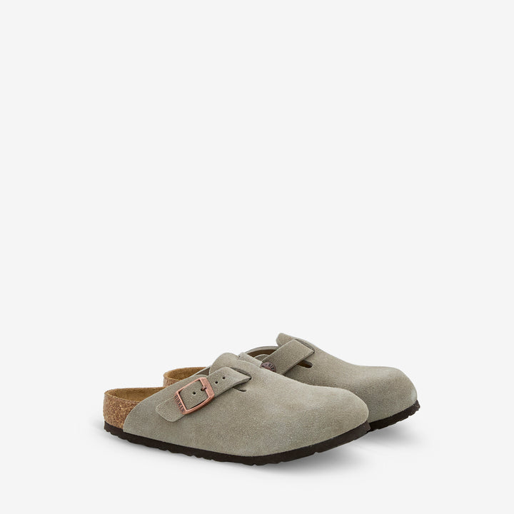 Boston Kids Taupe Suede Narrow Front