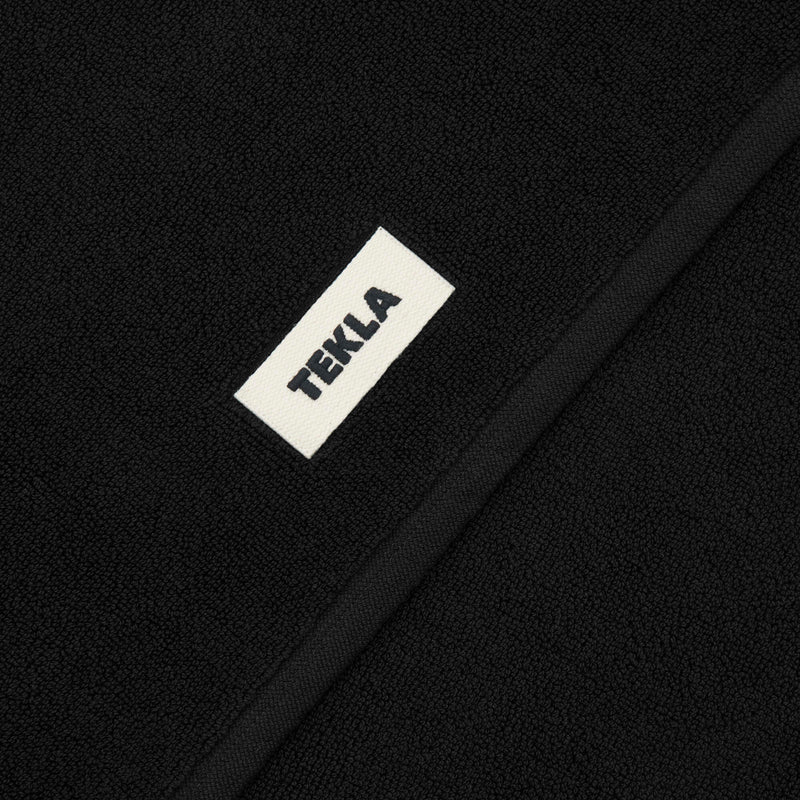 Bath Mat Solid Black Lifestyle
