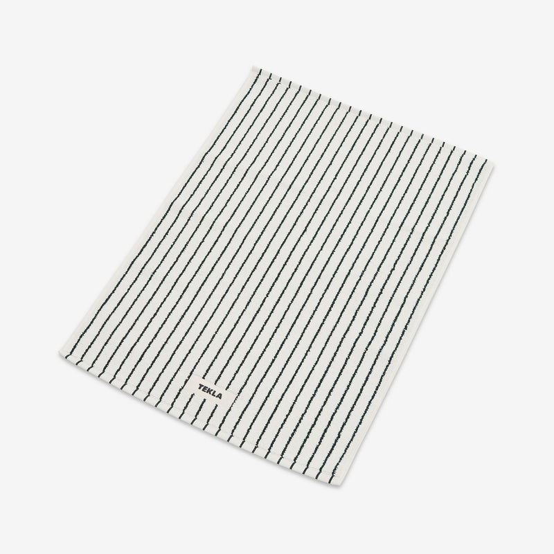 Bath Mat Racing Green Stripes Lifestyle