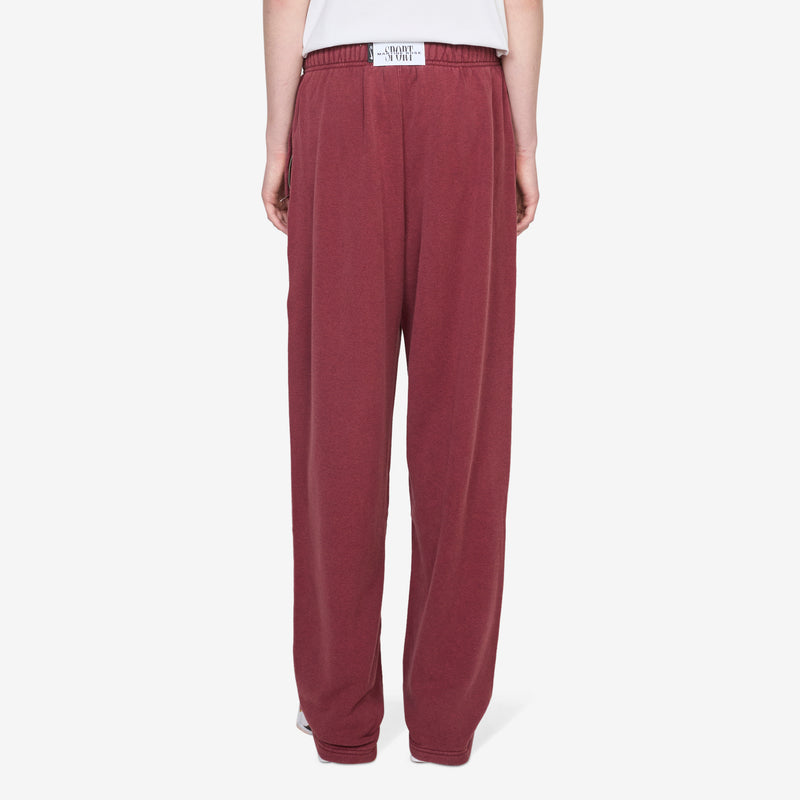 Martine Rose x Fleece Trousers Team Crimson | Heather | White Pants