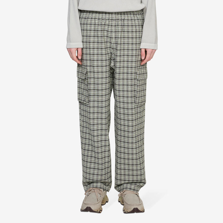 Swell Cargo Pant Checkered Plaid Front