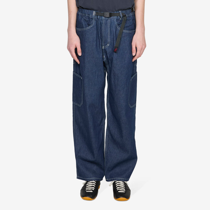 Rock Slide Denim Pant Rinsed Indigo Front