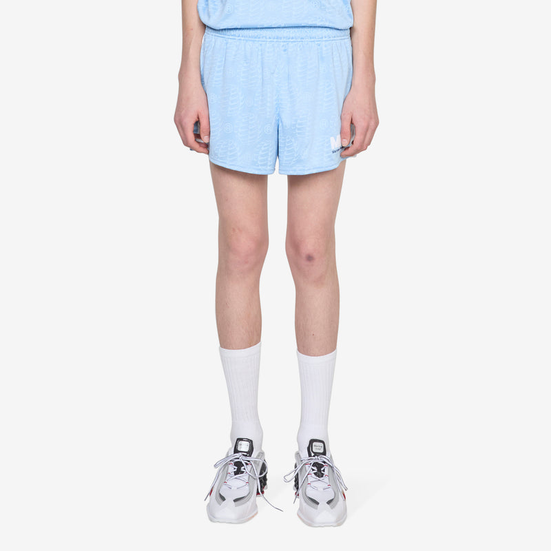 Martine Rose x Football Short Psychic Blue | White Shorts