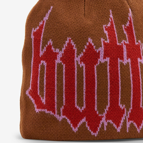Crop Beanie Brown