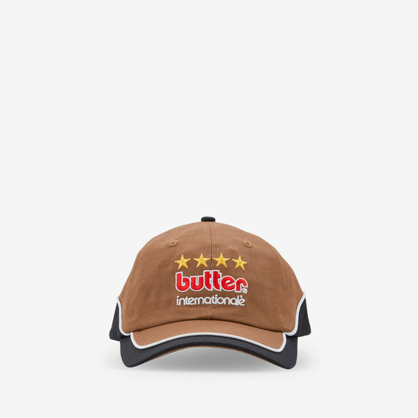 Internationale 6 Panel Cap Brown | Black