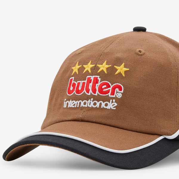 Internationale 6 Panel Cap Brown | Black