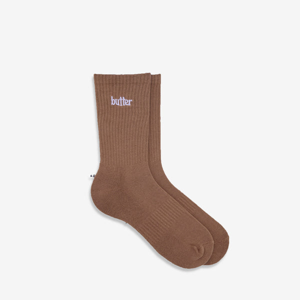 Basic Socks Brown Accessories